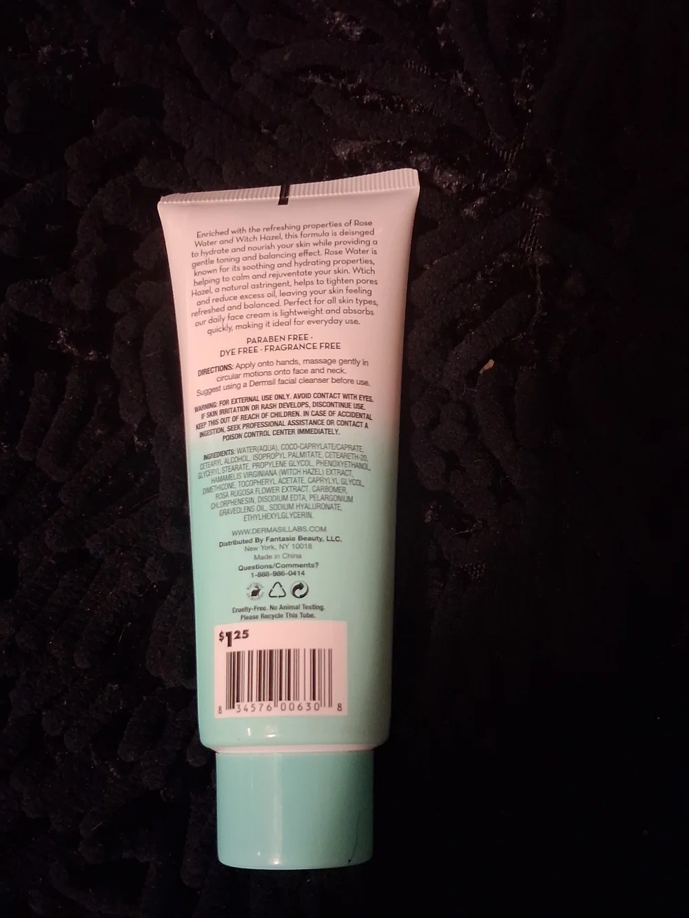 Dermasil Daily Face Cream - Mint Hydration - Picture 2 of 2